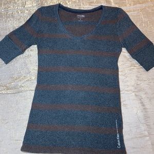 Calvin Klein Performance Striped Tee